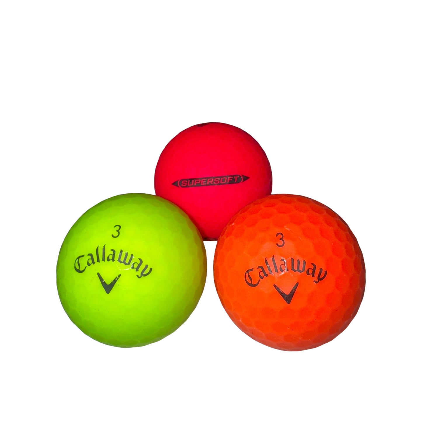CallawaySupersoftGolfBallColoredMix-1Dozen