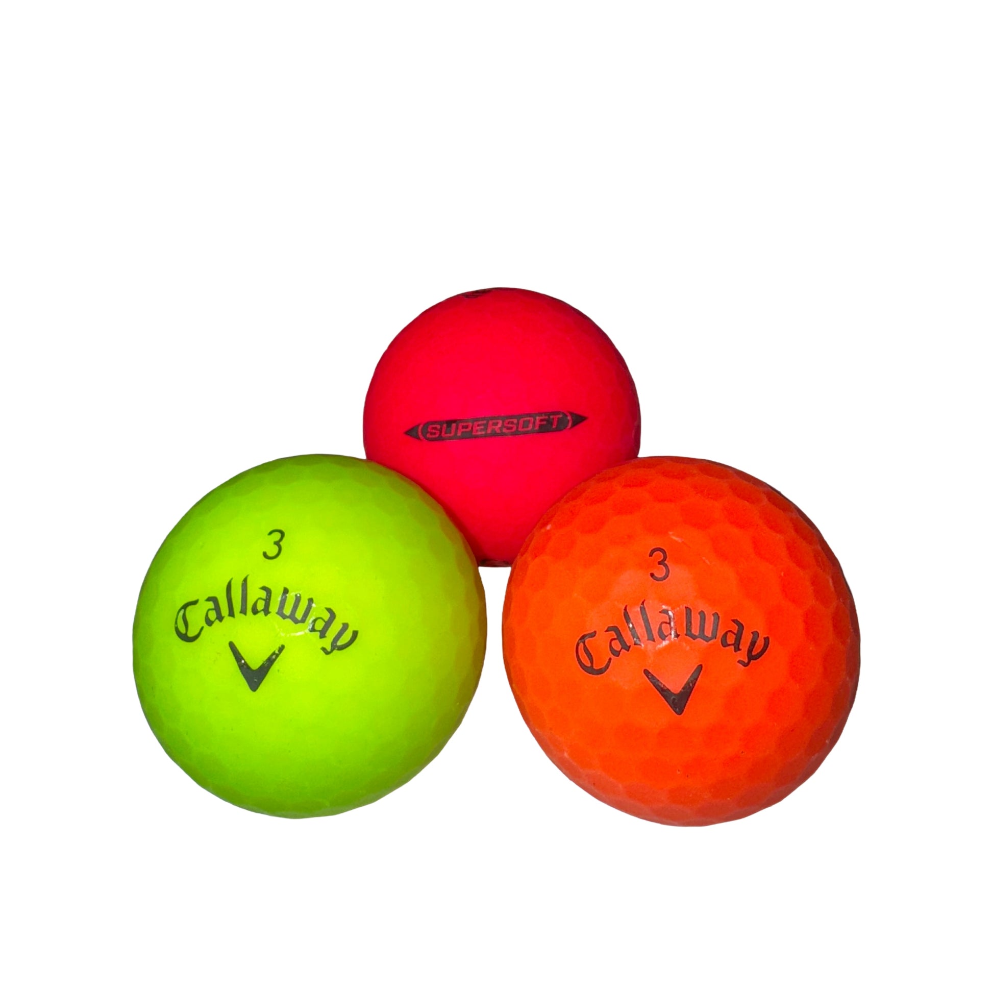 CallawaySupersoftGolfBallColoredMix-1Dozen